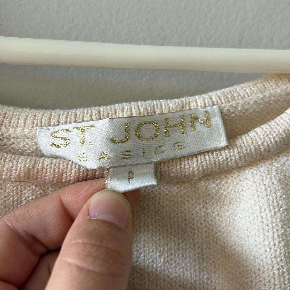 St John Cropped Sweater Tank - Picture 4 of 5